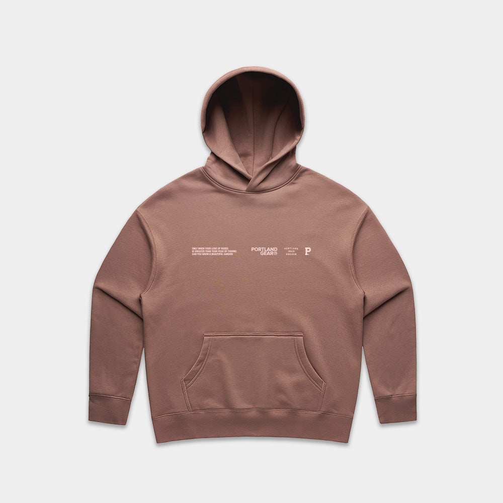 Women's Sueded Slogan Hoodie - Hazy Pink - Arte House