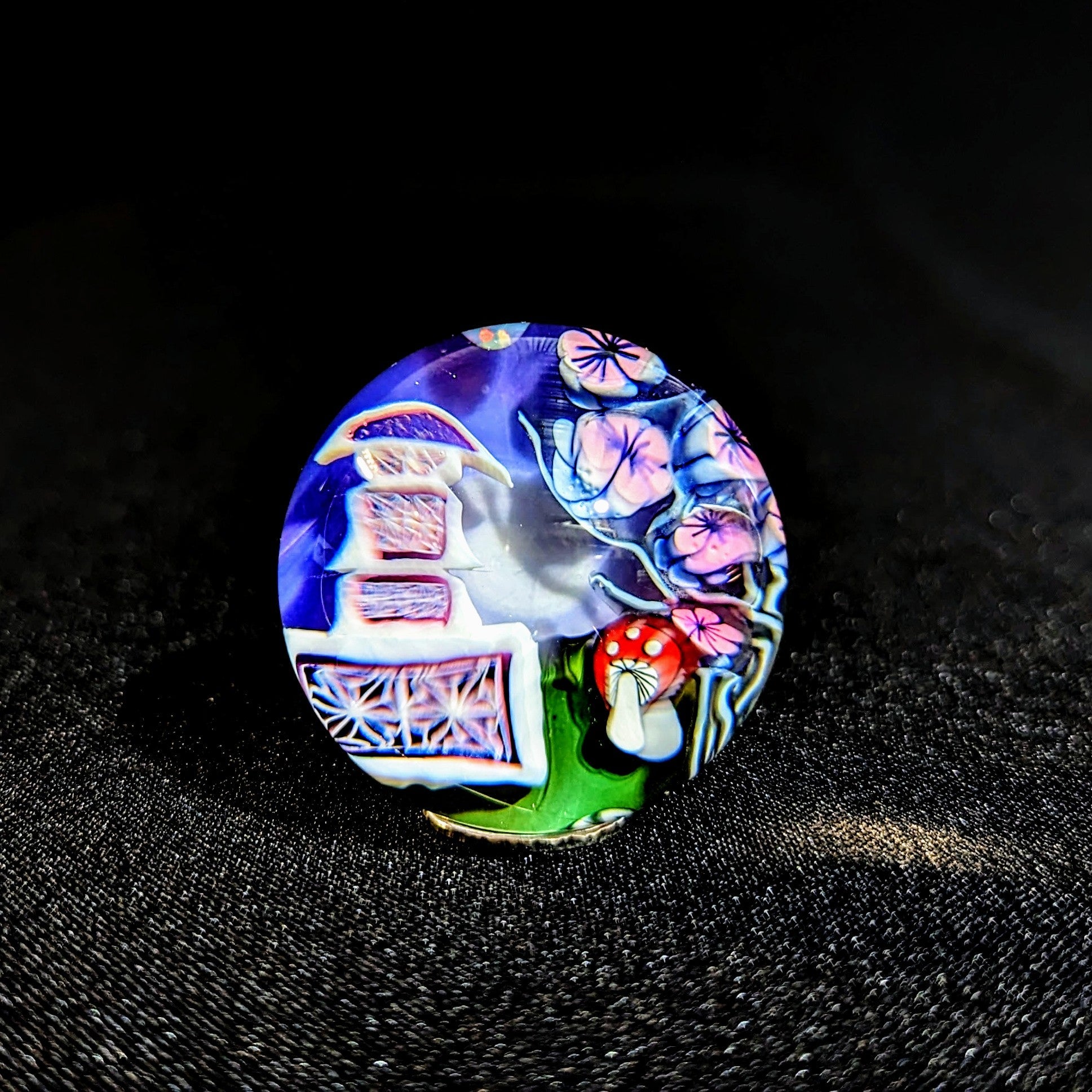 Piper Dan "Asanoha Castle Scene" Marble - 43.5 mm
