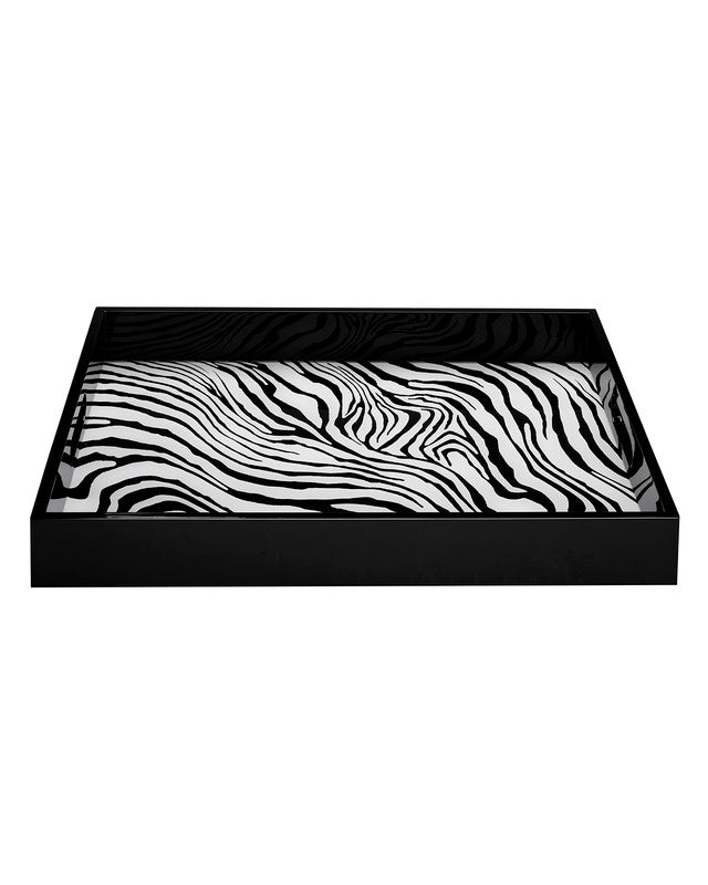 Tray ZEBRAGE Rectangular Small  7.75" x 11.75" - Arte House
