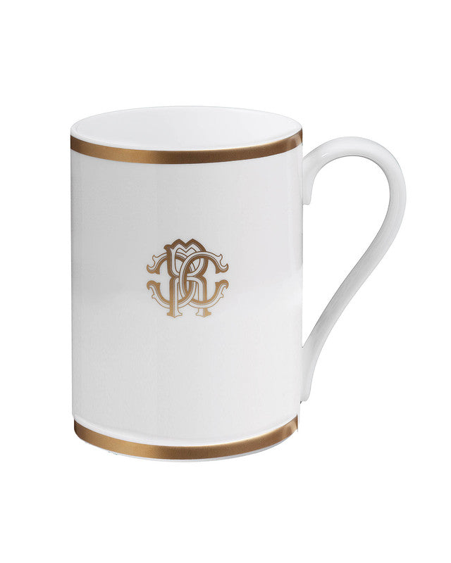 Mug Cup SILK in Luxury Box Gold diam. 2.5", H 3.3", cap. 12.5 oz - Arte House