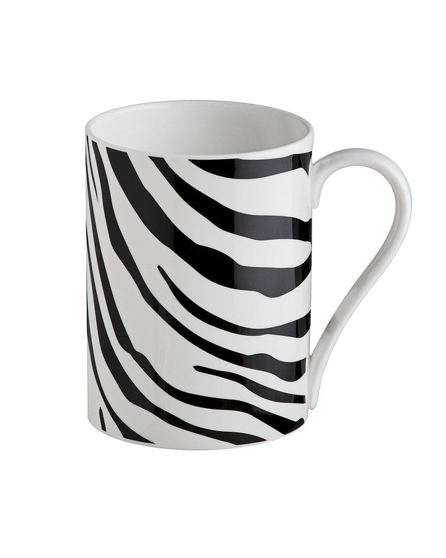 Mug Cup ZEBRAGE in Luxury Box diam. 2.5", H 3.3", cap. 12.5 oz - Arte House