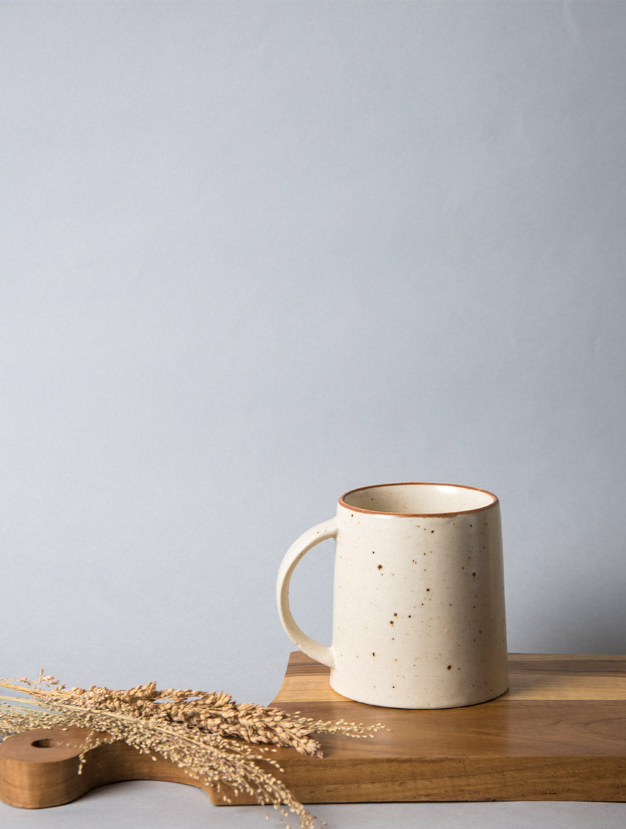 Rann Mug- Offwhite, 3.5 X 3.75 Inches (Set of 4) - Arte House