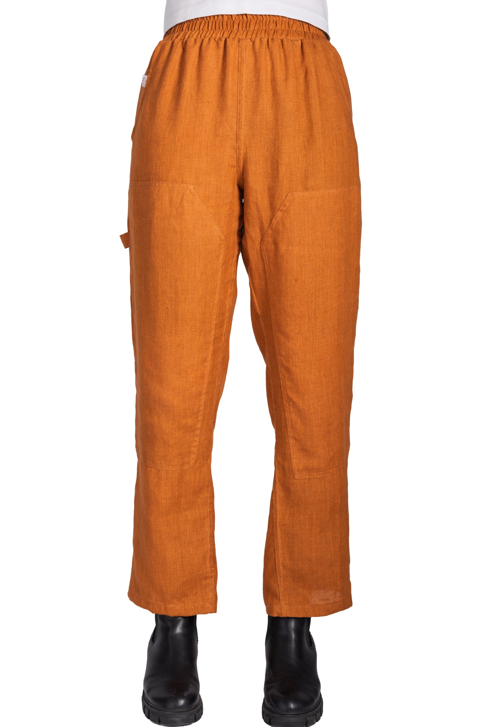 European Linen Work Pant - Rust