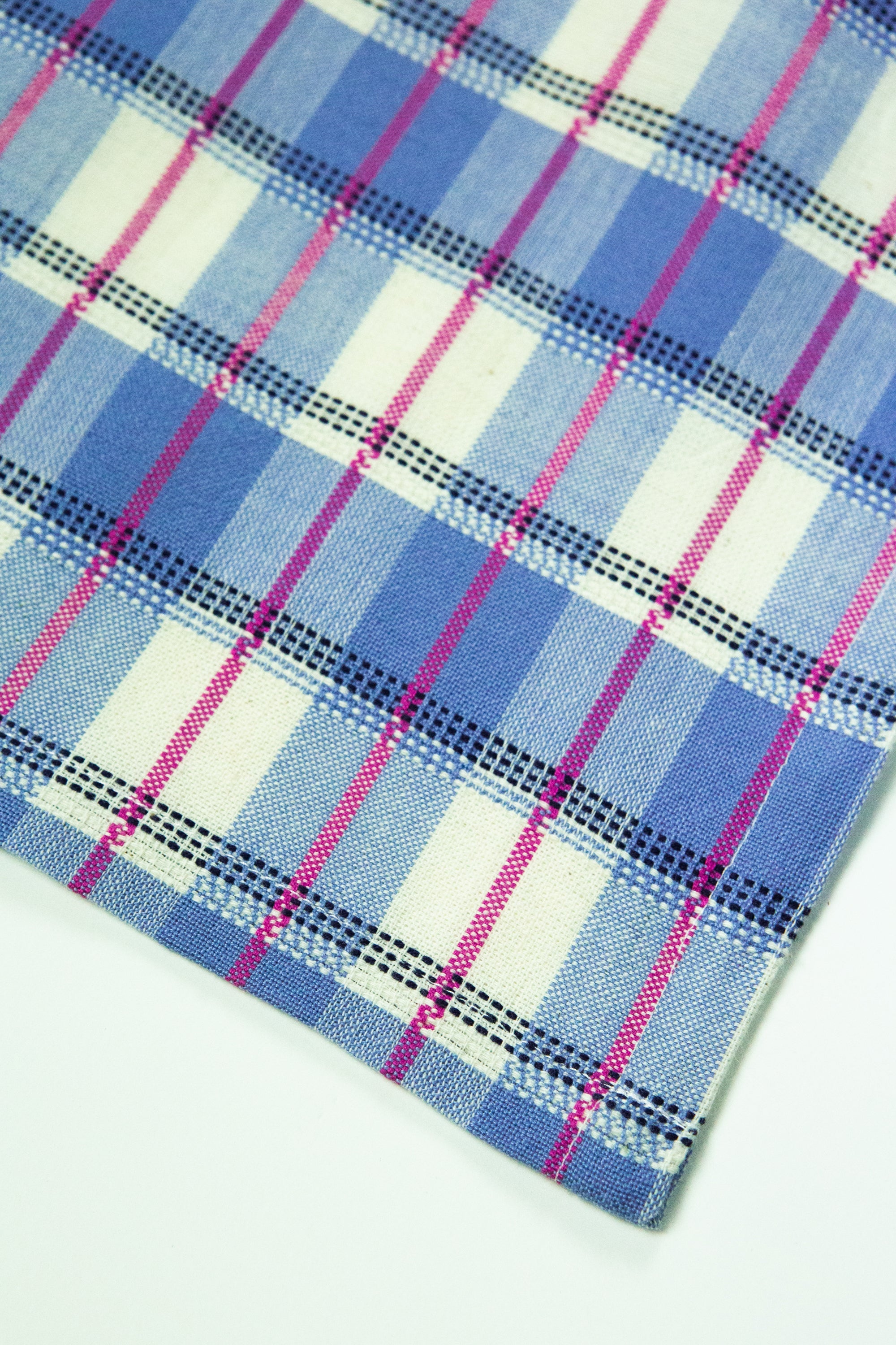 San Andres Gingham Blue & White Napkins - Arte House