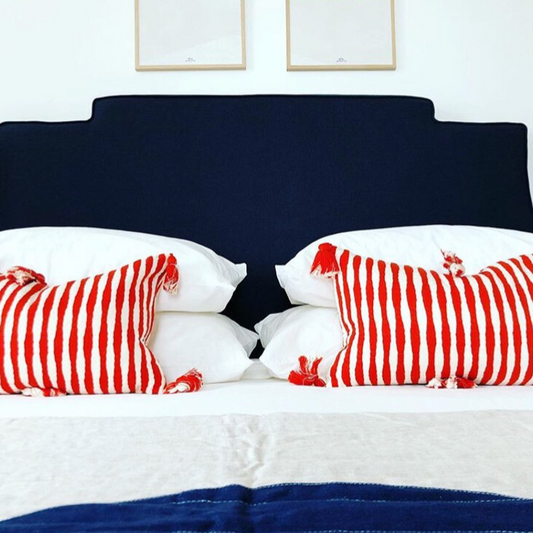 Antigua Pillow - Tomato Red