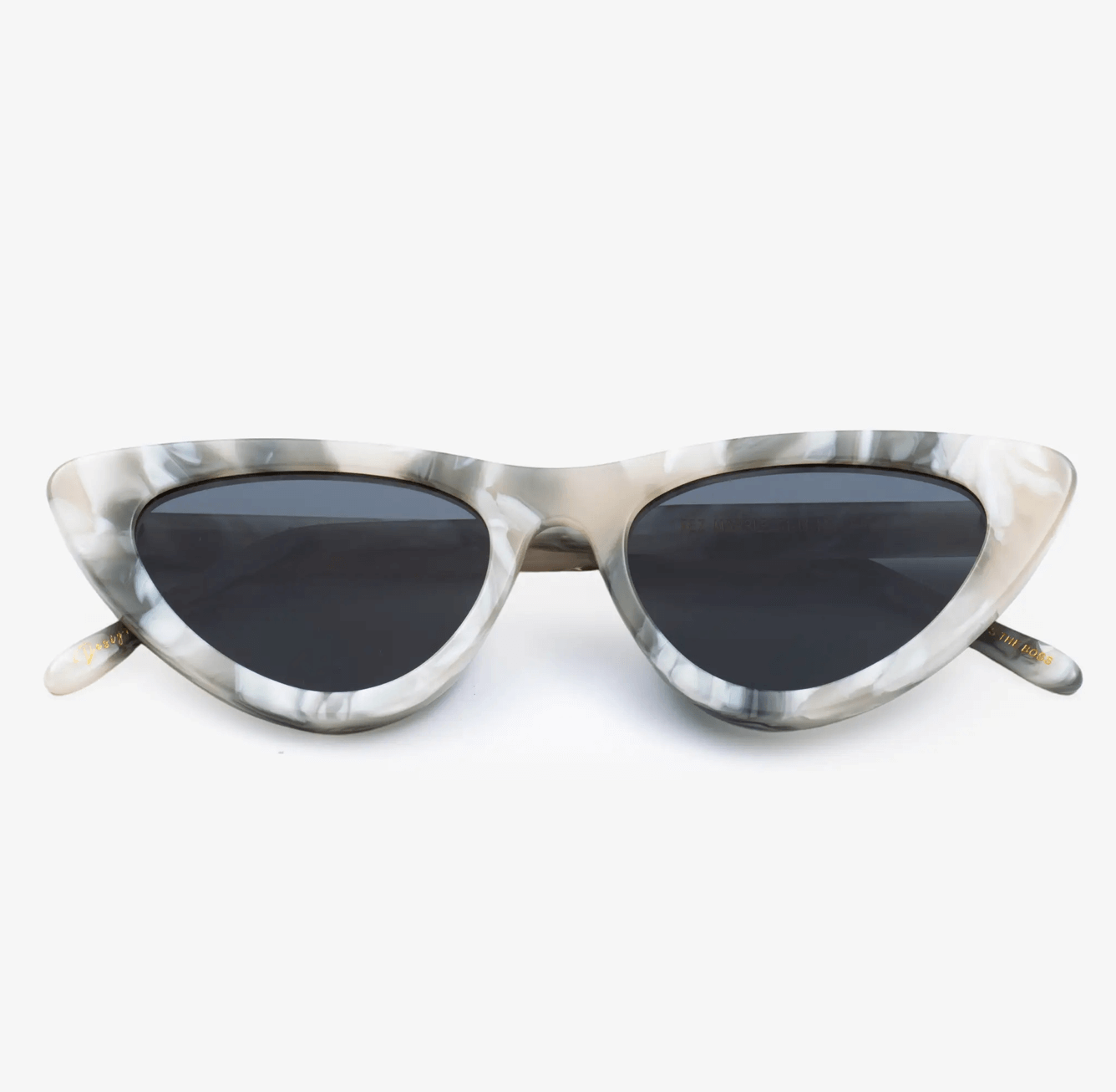 Fez Marble Cat-Eye Shape Sunglasses
