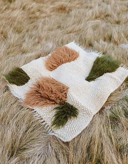 Handwoven Wool Area Rug "Forest"