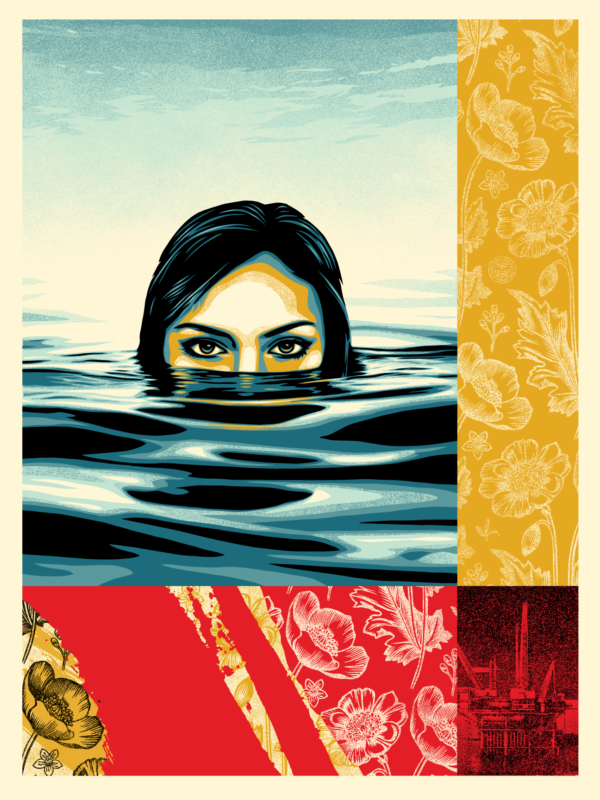 Shepard Fairey "Treading Water" Print - Arte House