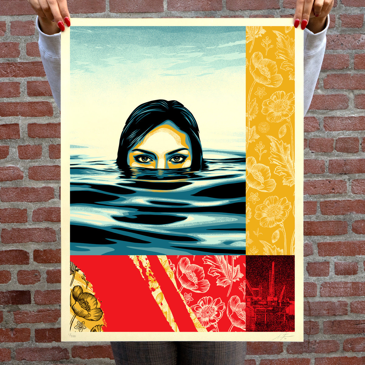 Shepard Fairey "Treading Water" Print - Arte House