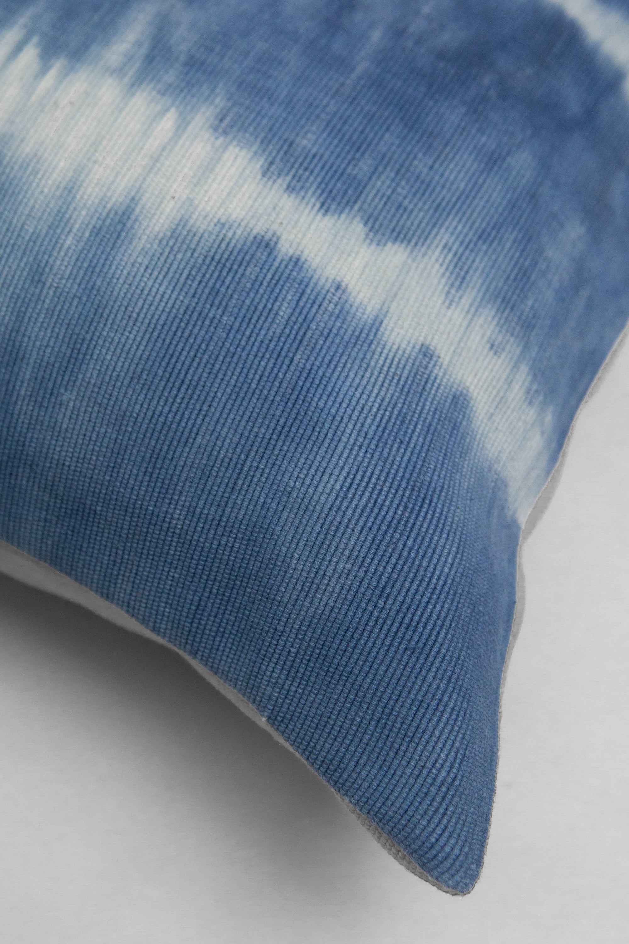 Indigo Shibori Nubby Pillow