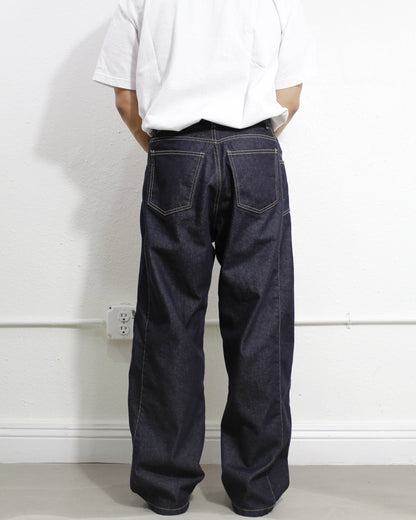 Side Pocket Dark Denim