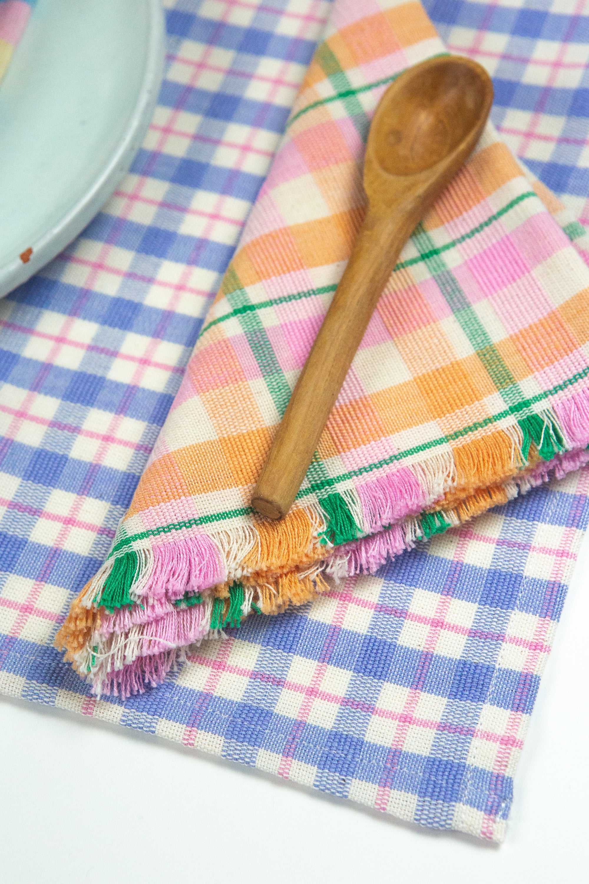 Marguerite Plaid Party Napkins - Arte House
