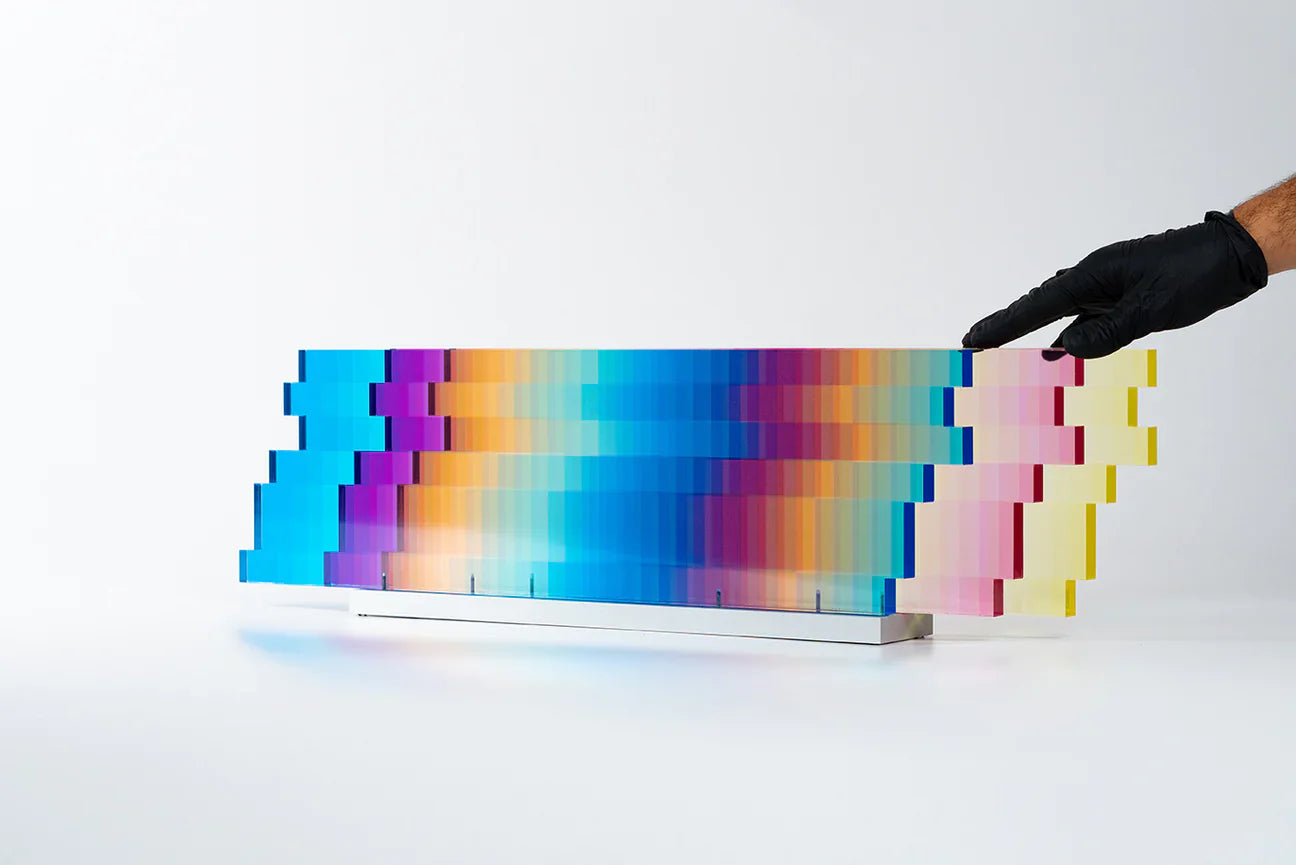 Felipe Pantone "Subtractive Variability Manipulable 6" Sculpture - Arte House