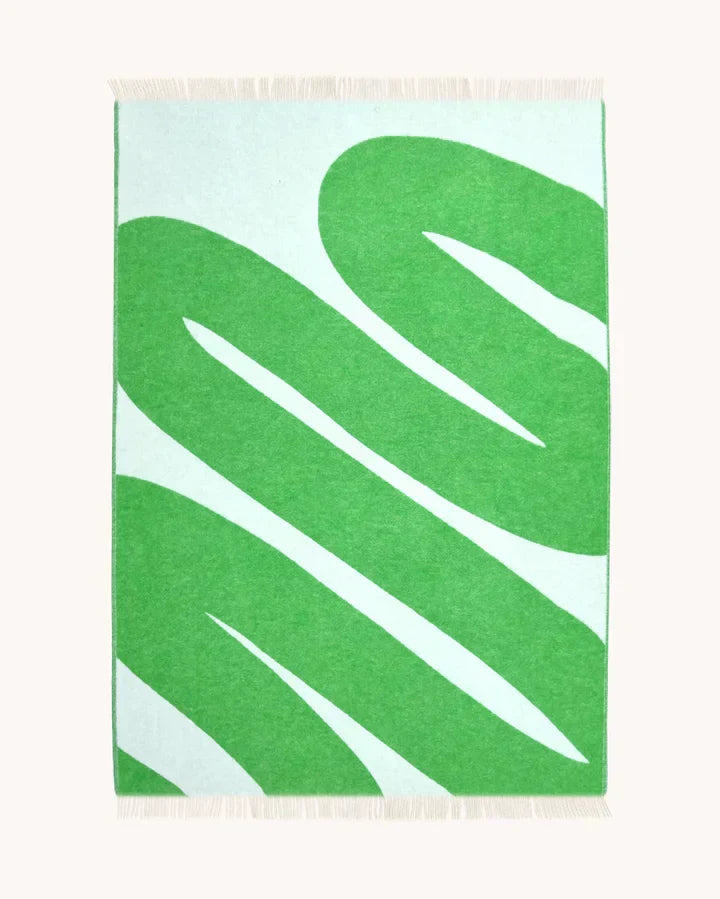 Blanket SWIRL White / Apple 4.25 x 6.5 ft - Arte House