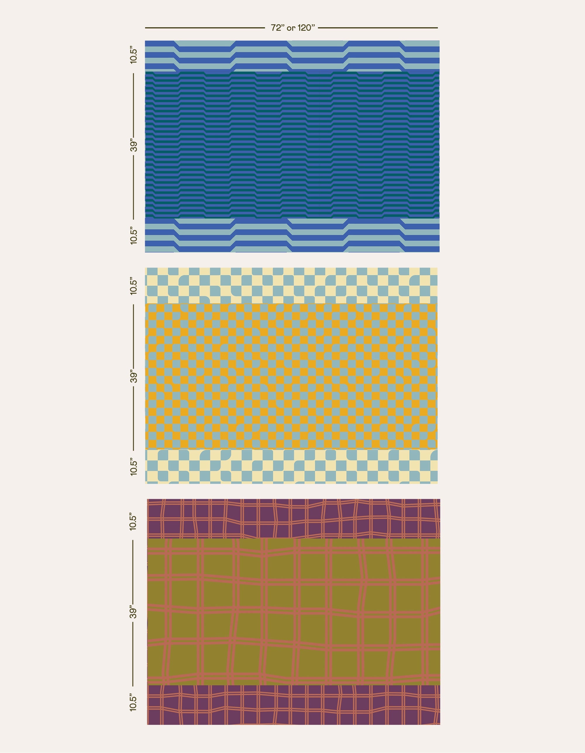 Tablecloth Reversible Stripe