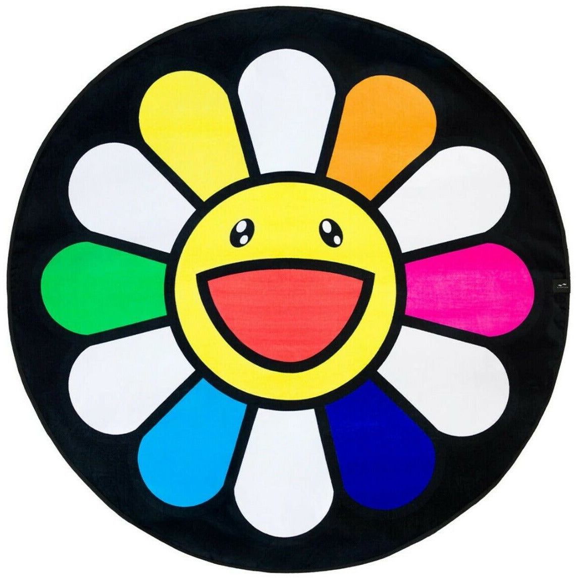 Takashi Murakami Flower Towel - Black