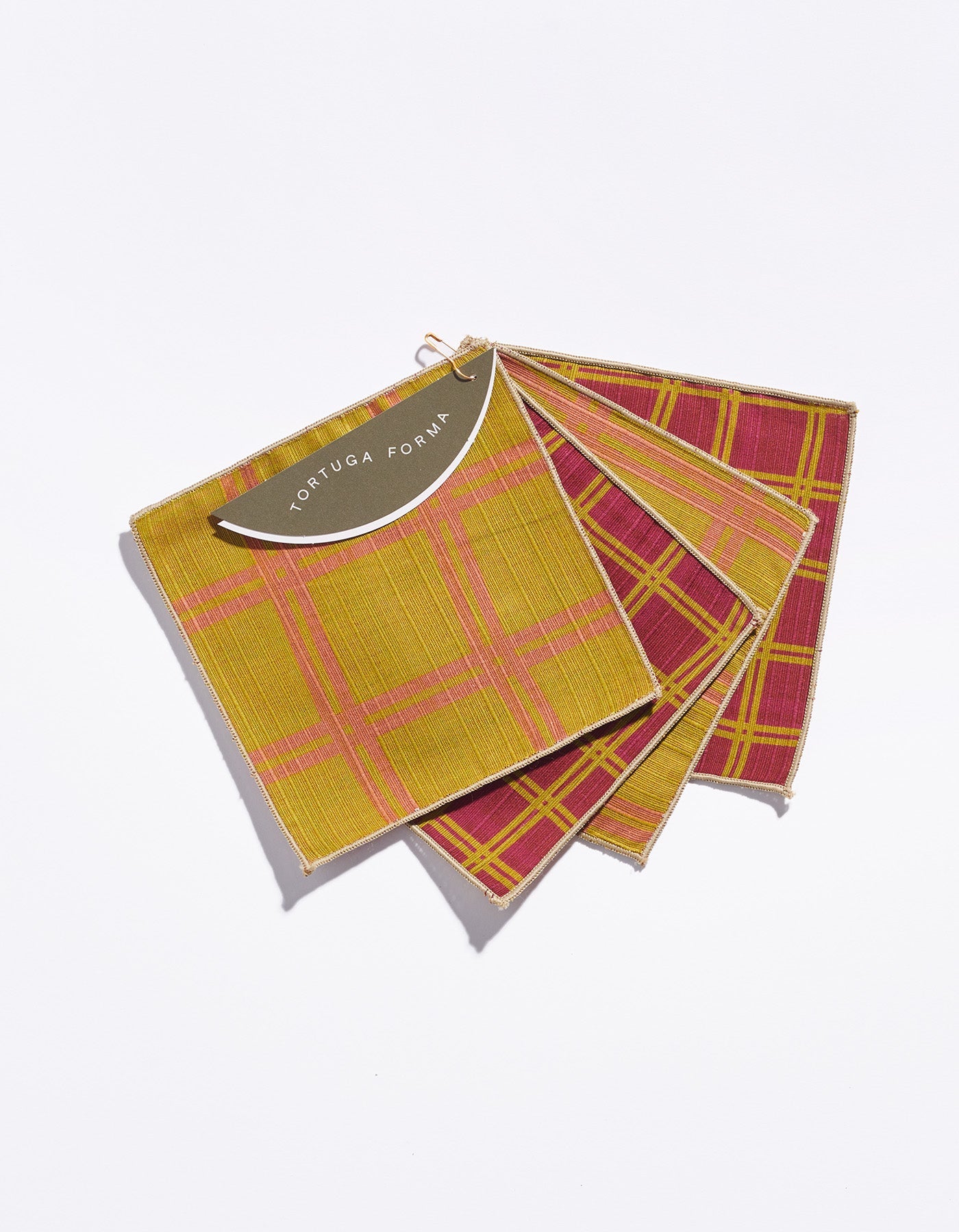 Cocktail Napkins Double Sided Grid