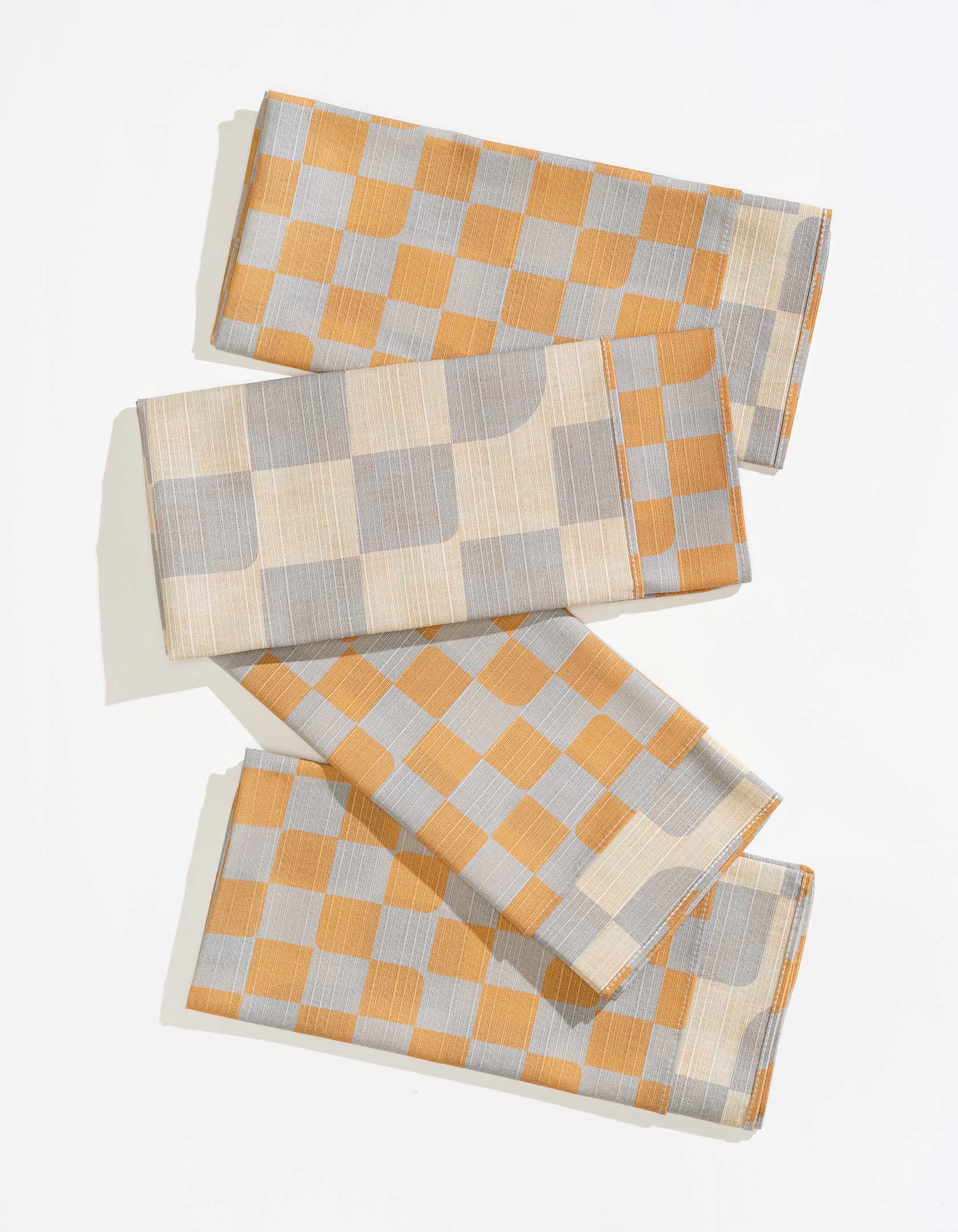 Dinner Napkins Double Sided Checker - Quiet Season