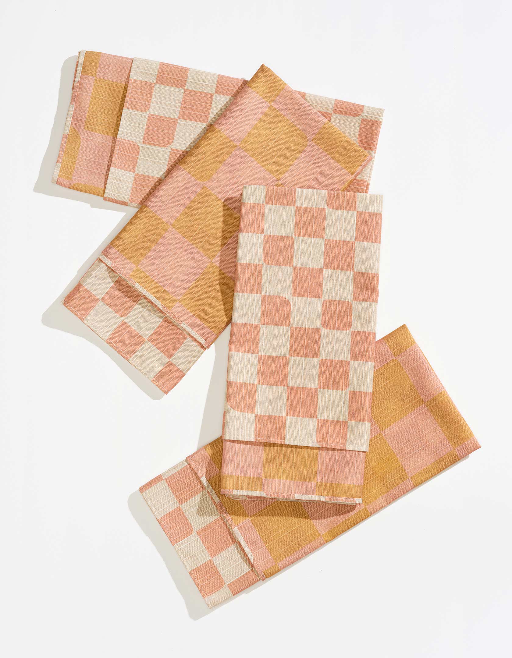 Dinner Napkins Double Sided Checker - Quiet Season