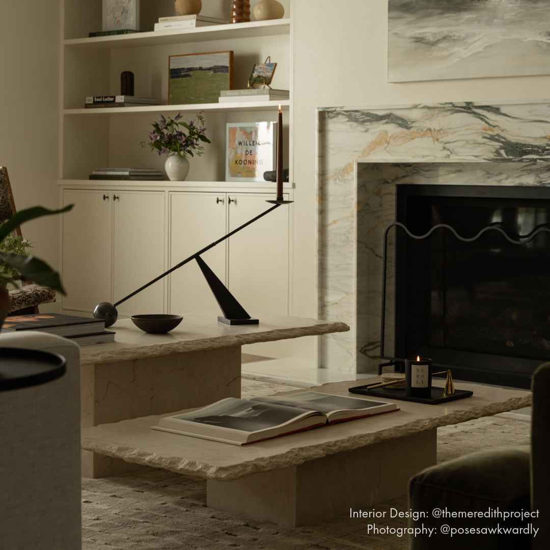 Sofita Marble Coffee Table - Low