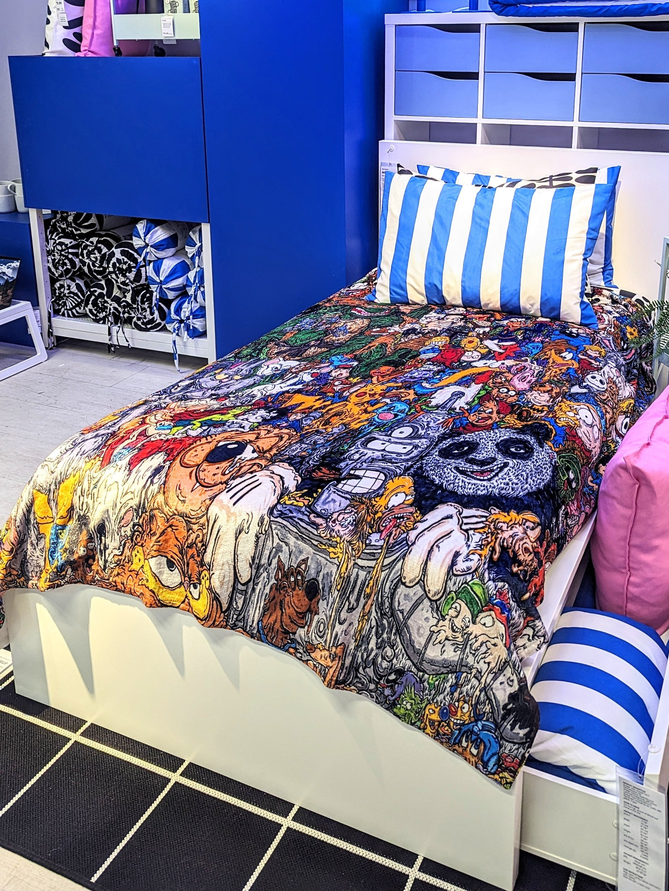 Vincent Gordon "Cartoon Gumbo" Blanket - Vertical - Arte House