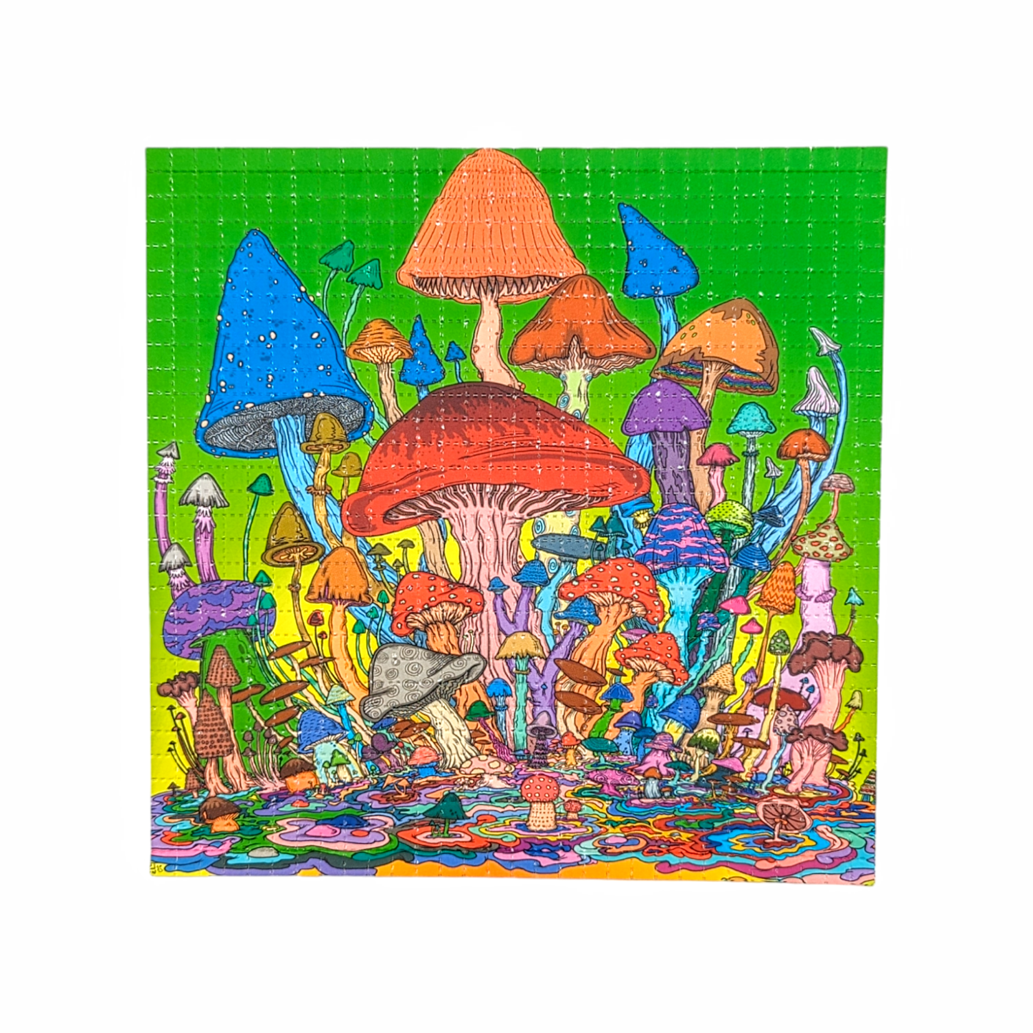 Vincent Gordon “Melty Mushrooms” Blotter Print - Arte House