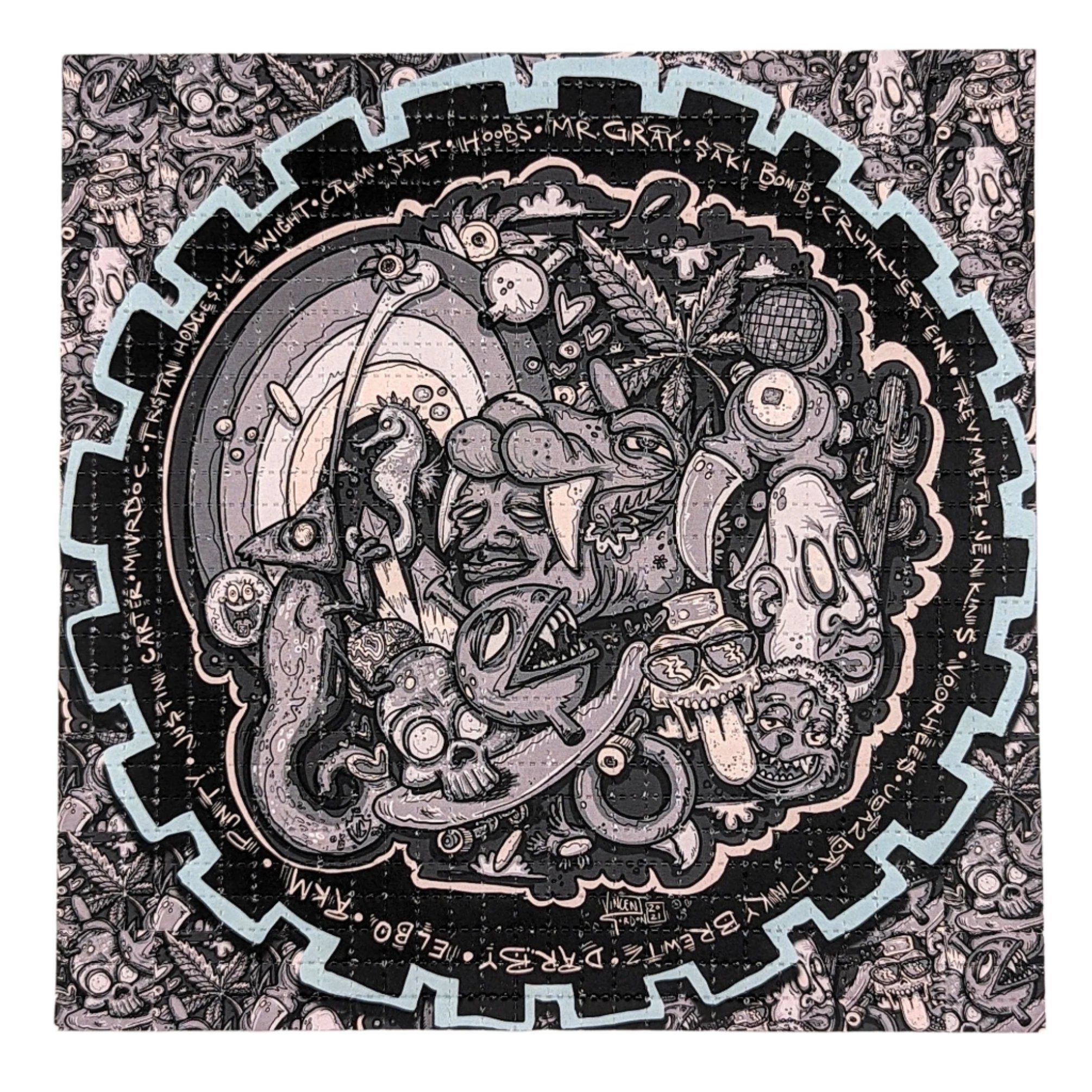 Vincent Gordon “Ziggy's Gears & Gadgets Show 2021” Blotter Print - Arte House