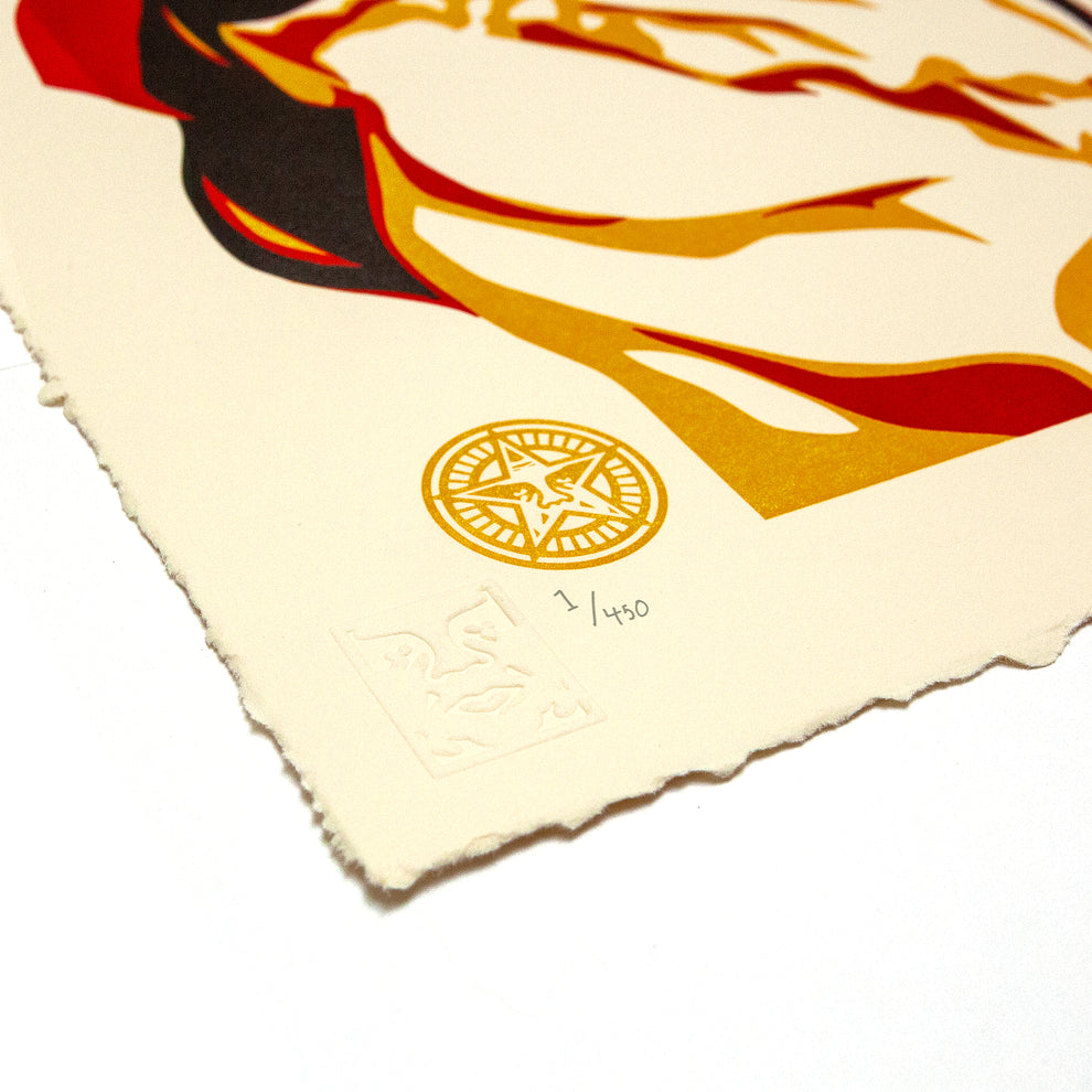Shepard Fairey "War By Numbers" Letterpress Print - Arte House