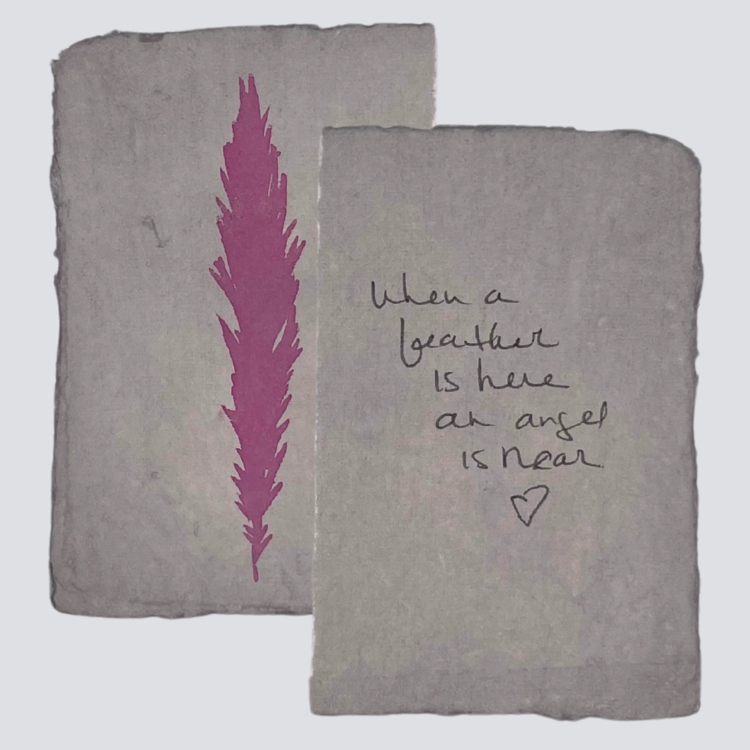 Large Wild Strawberry Angel Feather