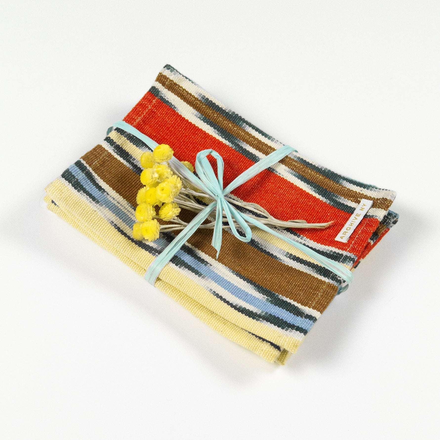 Xela Multi Jaspe Cocktail Napkins Set of 4 - Arte House