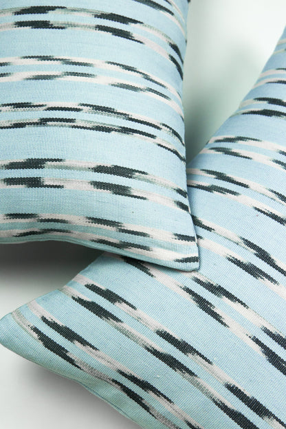 Xela Light Blue Jaspe Pillow