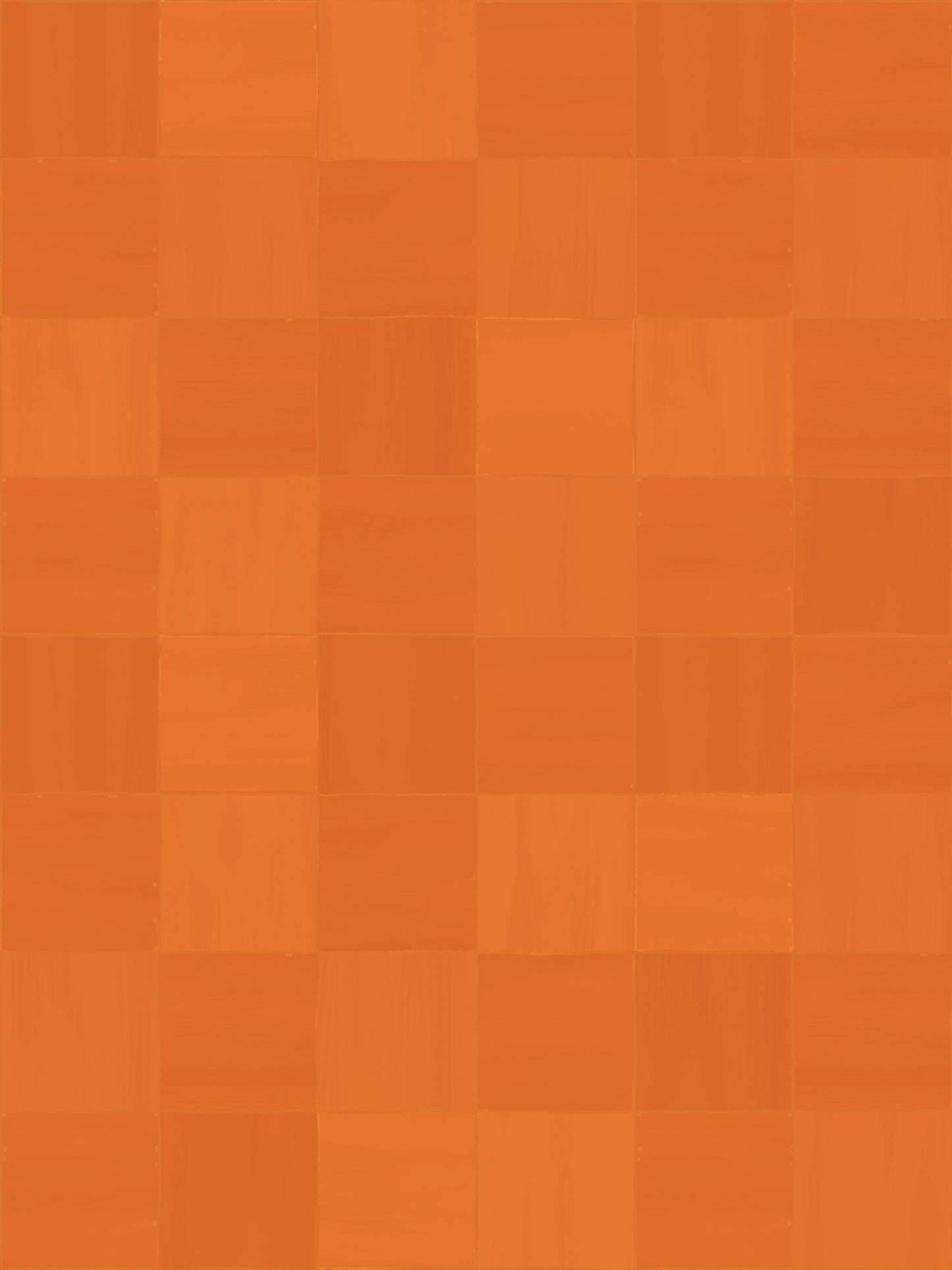 Zellige Wallpaper, orange