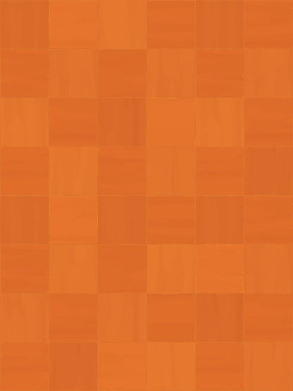 Zellige Wallpaper, orange