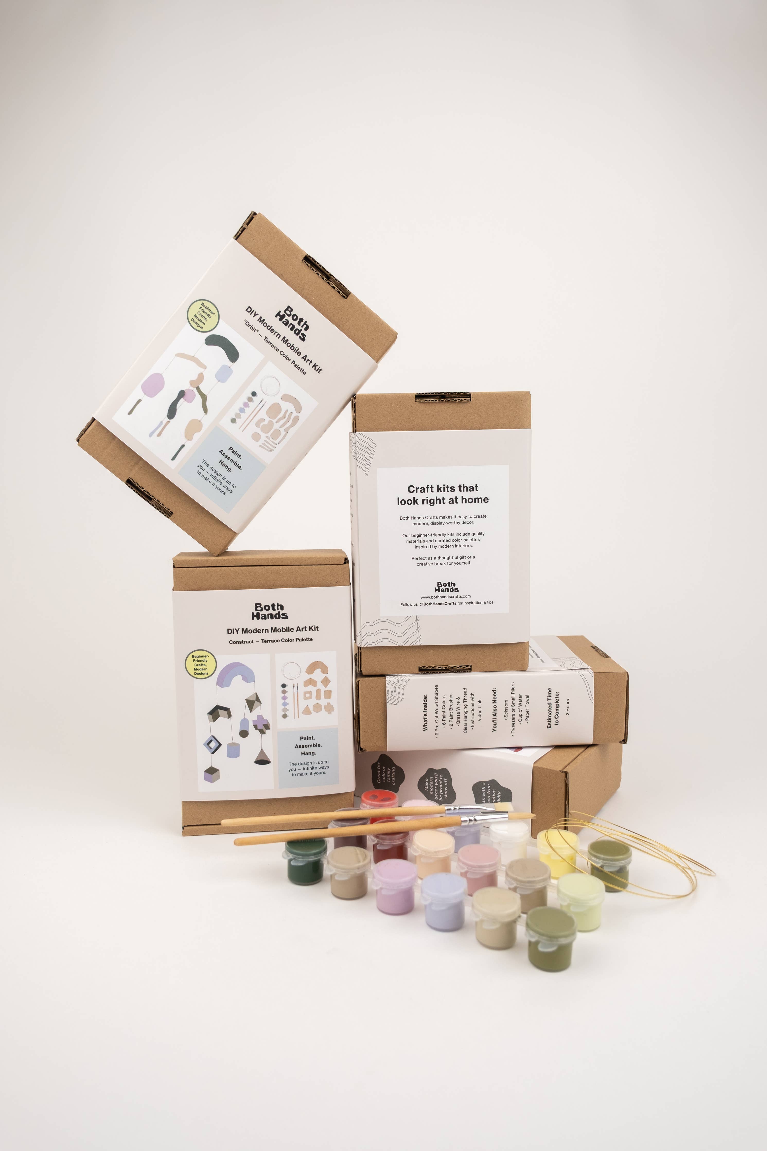 "Construct" Mobile Kit – DIY Geometric Wall Hanging Kit