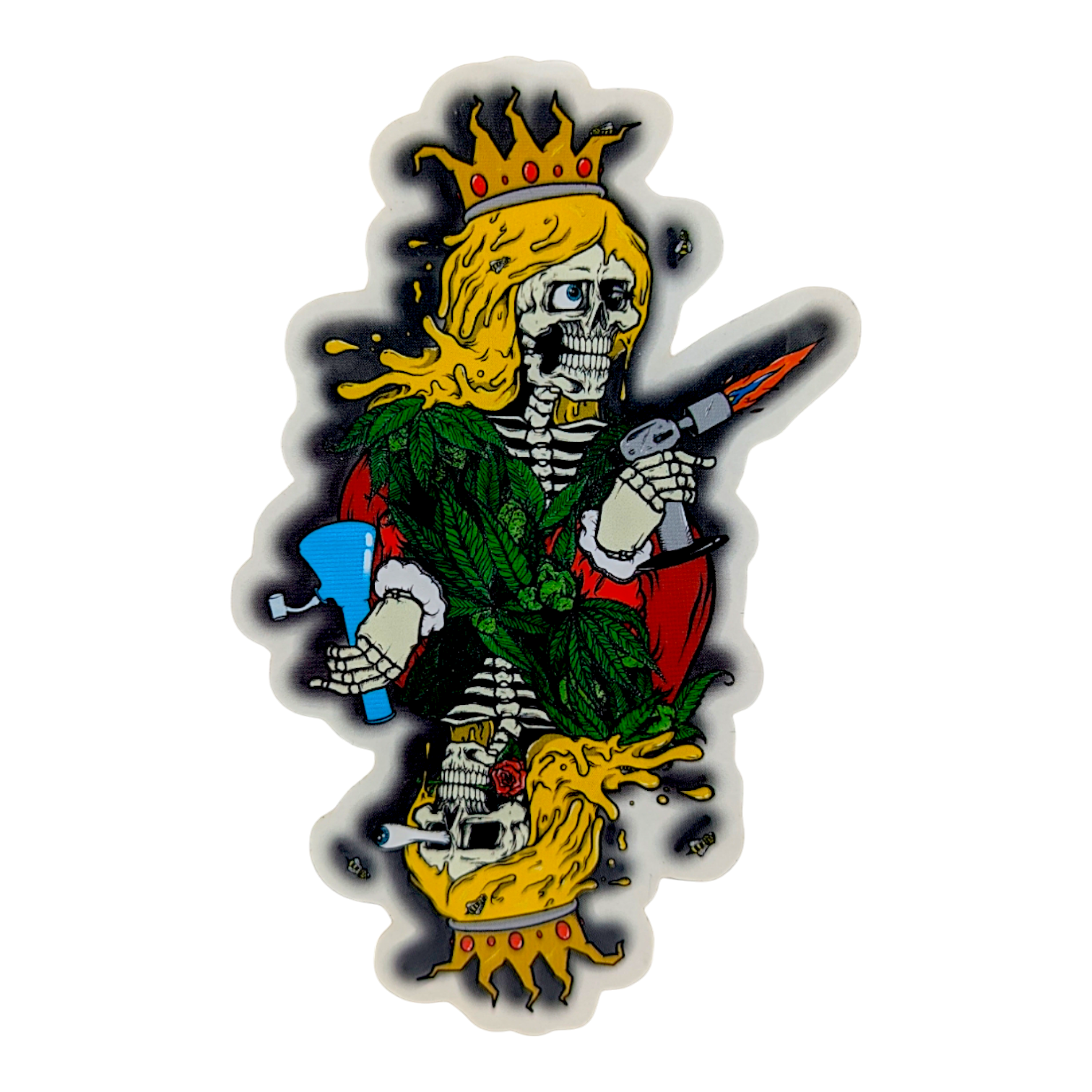 Aaron Brooks Queen of Diamonds Sticker - Arte House