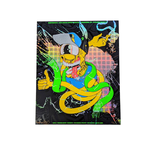 Aaron Brooks "Subtronics Cyclops Rocks IV (5/24/2024)" Foil Print