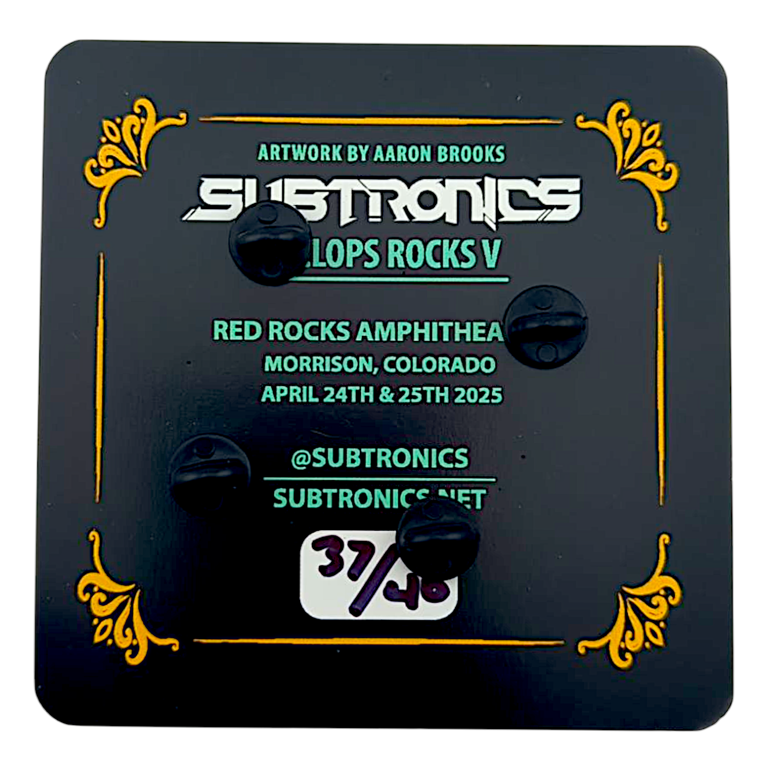 Aaron Brooks x Ground Score "Cyclops Rocks V" Pin - LE 40 - Arte House