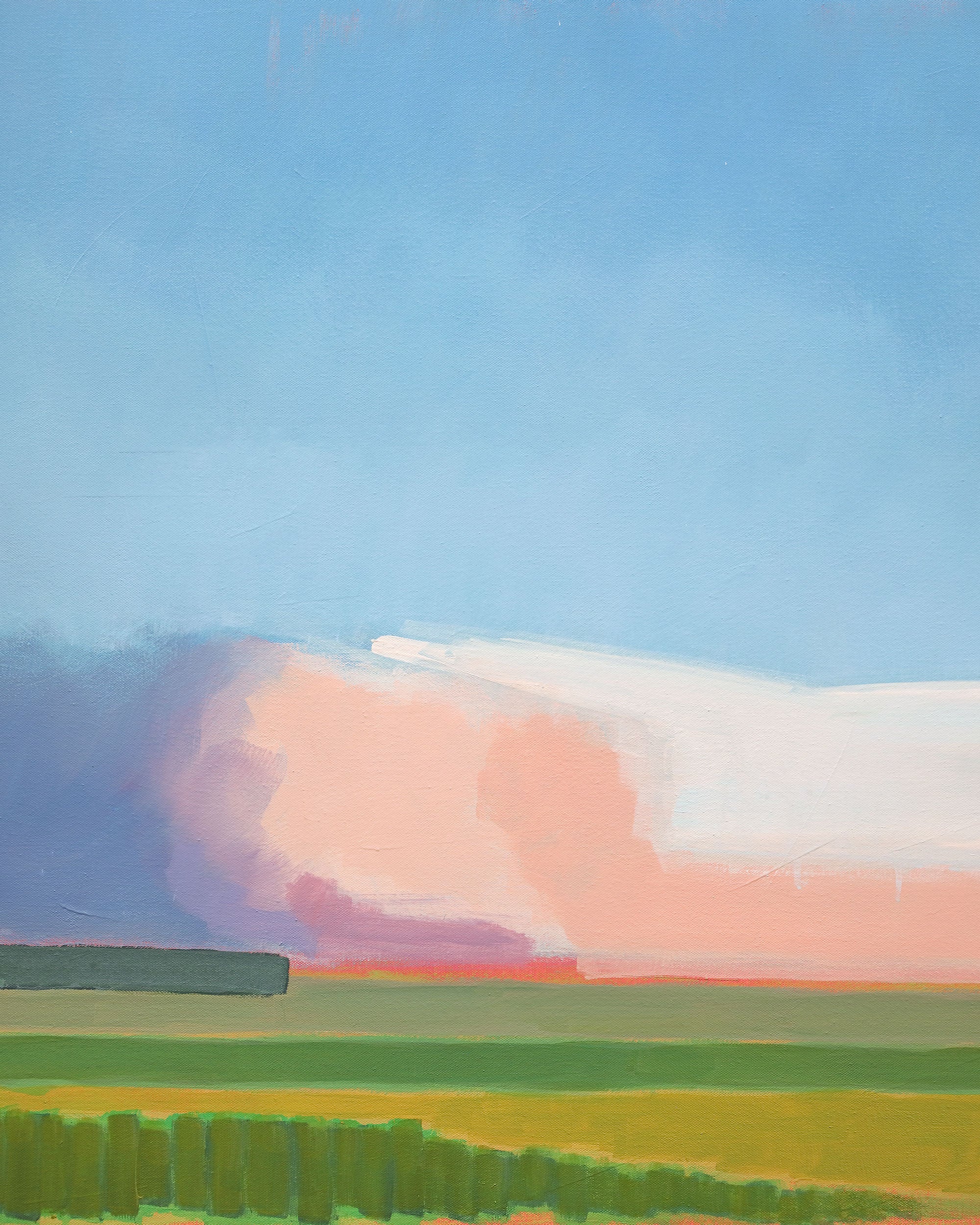 Evening Drive a Vertical Art Print