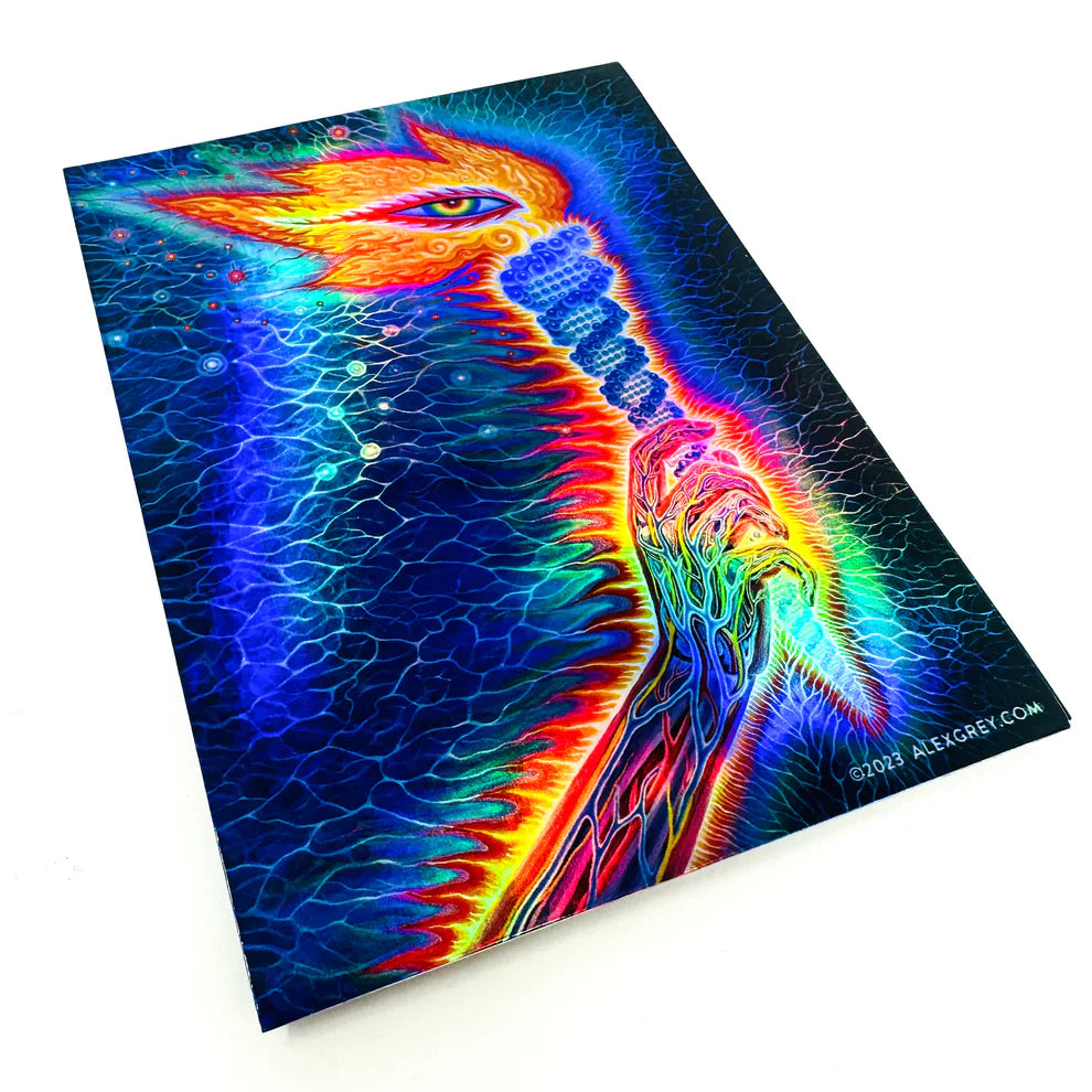 Alex Grey The Torch Holographic Sticker - Arte House