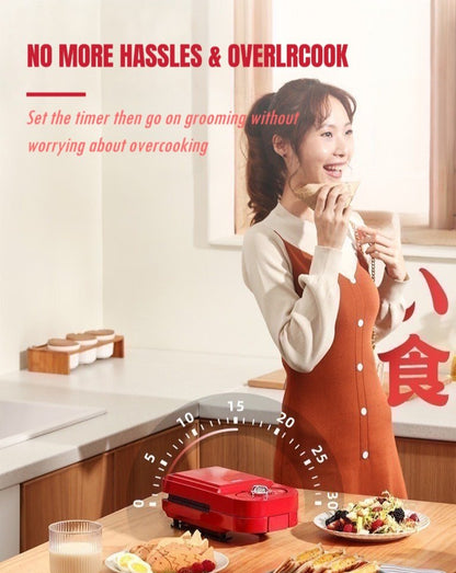 All-in-One Automatic Donut, Waffle & Sandwich Maker Machine