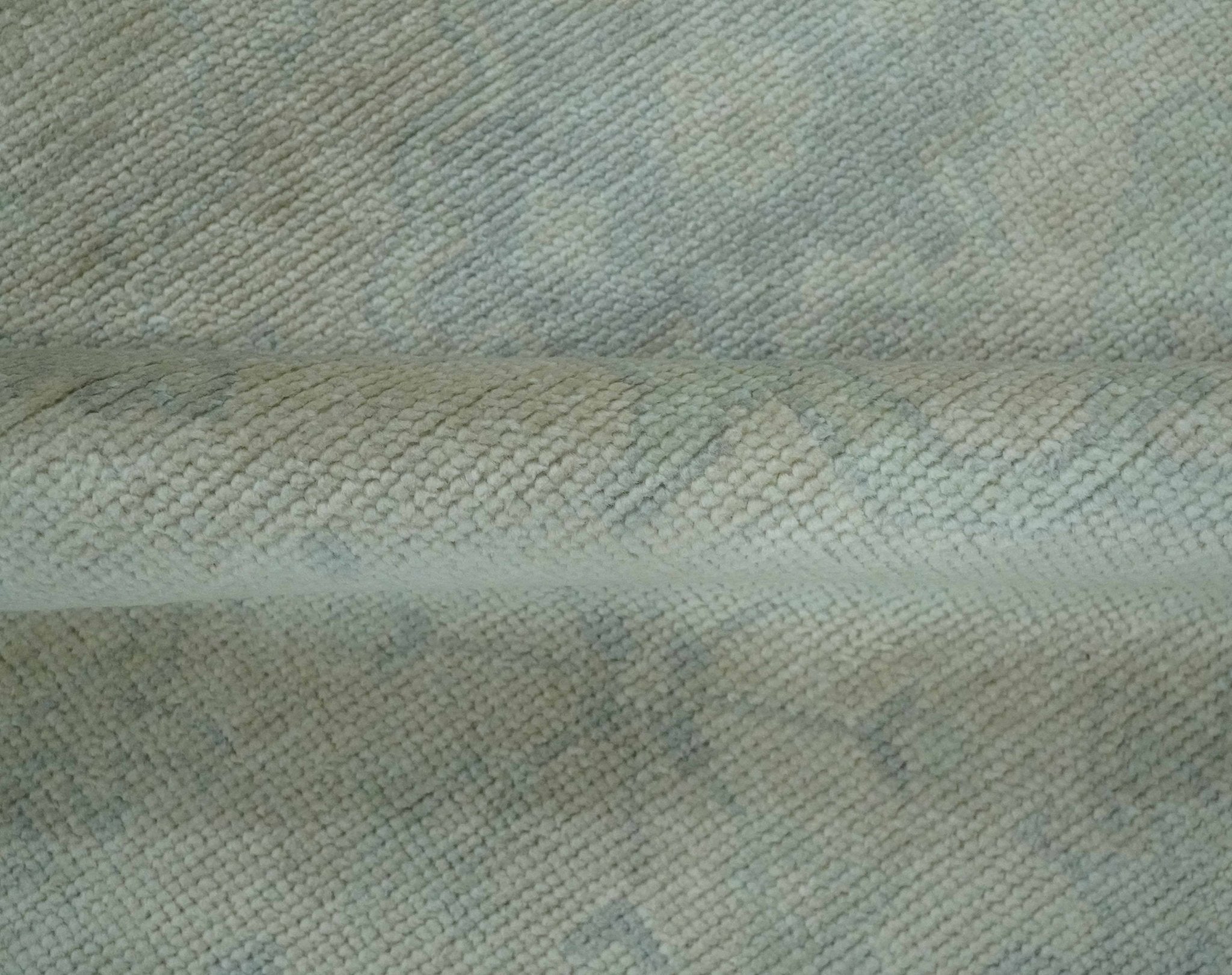 Antique look Beige and Gray Hand Knotted Oriental Oushak 8x10 wool Area Rug - Arte House