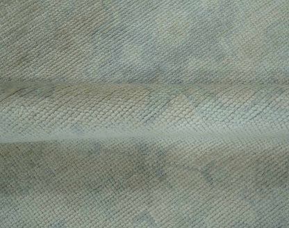 Antique look Beige and Gray Hand Knotted Oriental Oushak 8x10 wool Area Rug