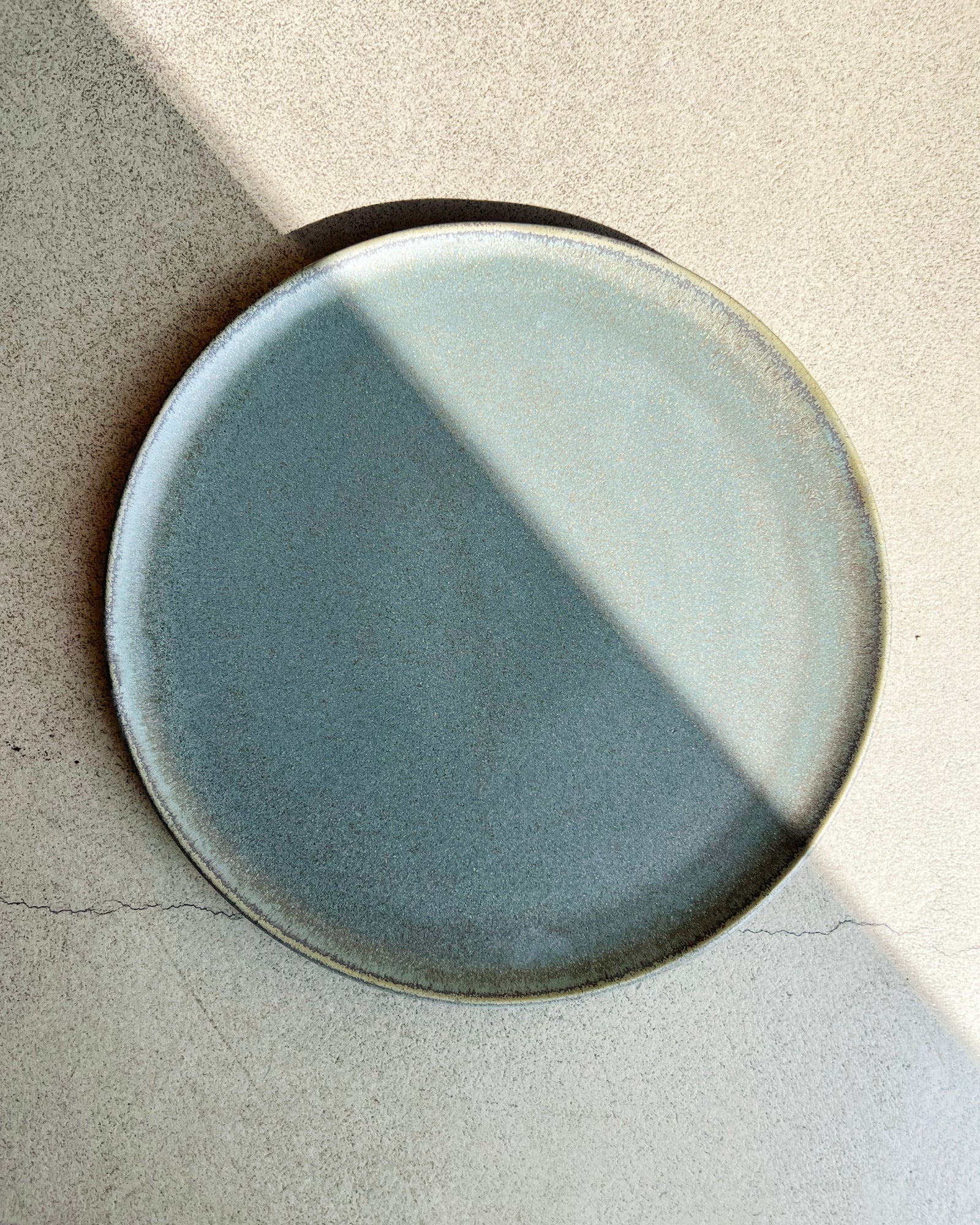 Aqua Ceramic Handmade Dinner Plates - Set of 4 - Arte House
