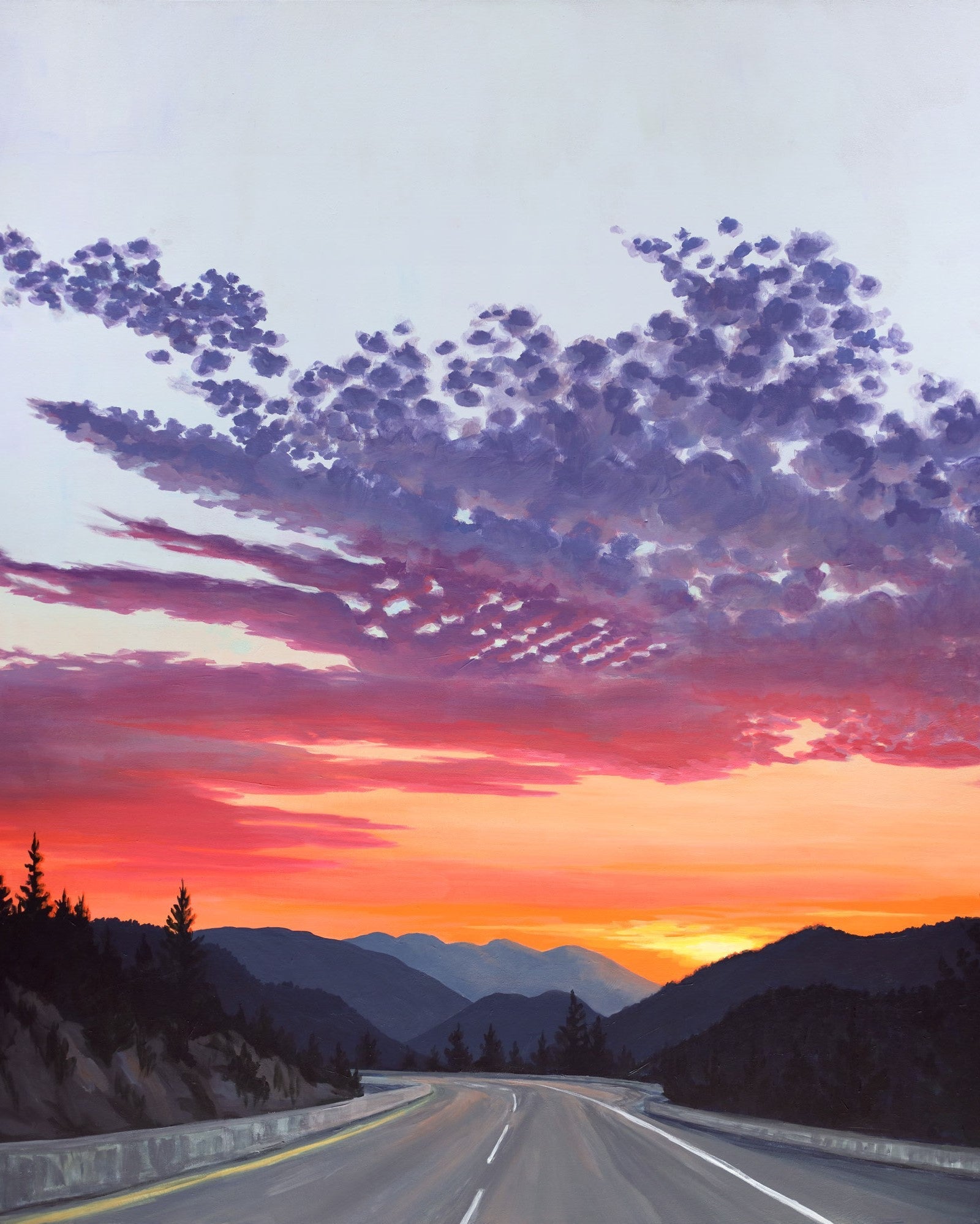 Glacier to Spokane a Vertical Art Print