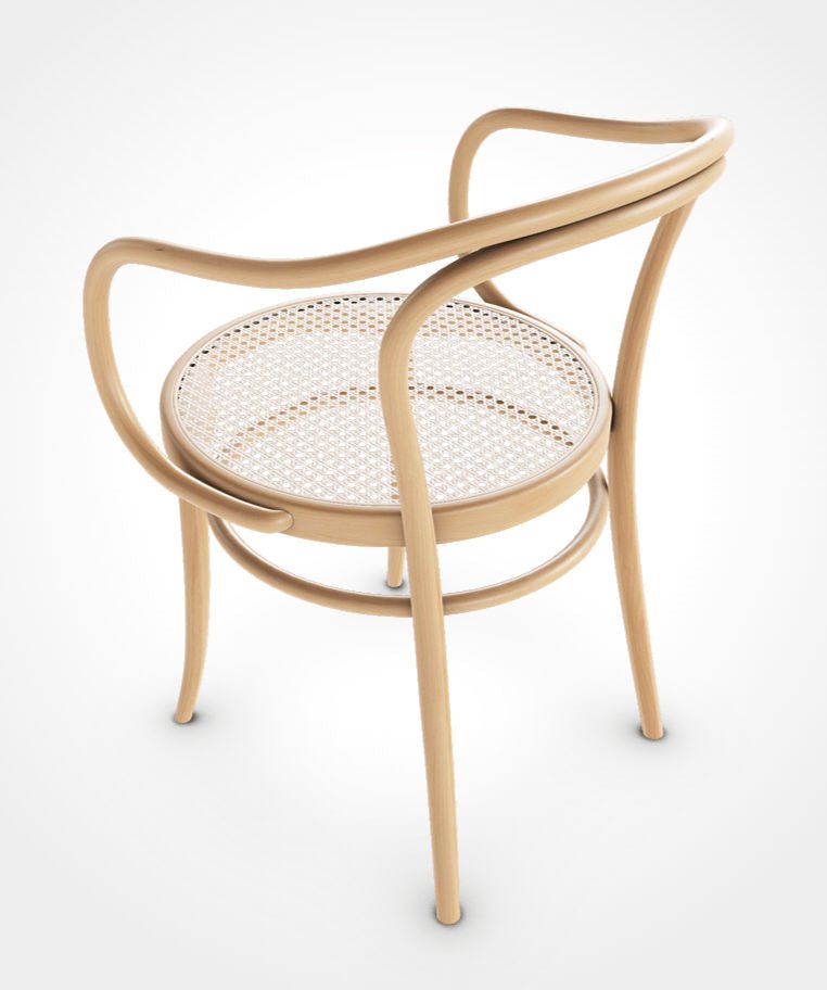 August Thonet No. 30 Bentwood Chair by Ton - Natural Beech / Cane Seat - Arte House