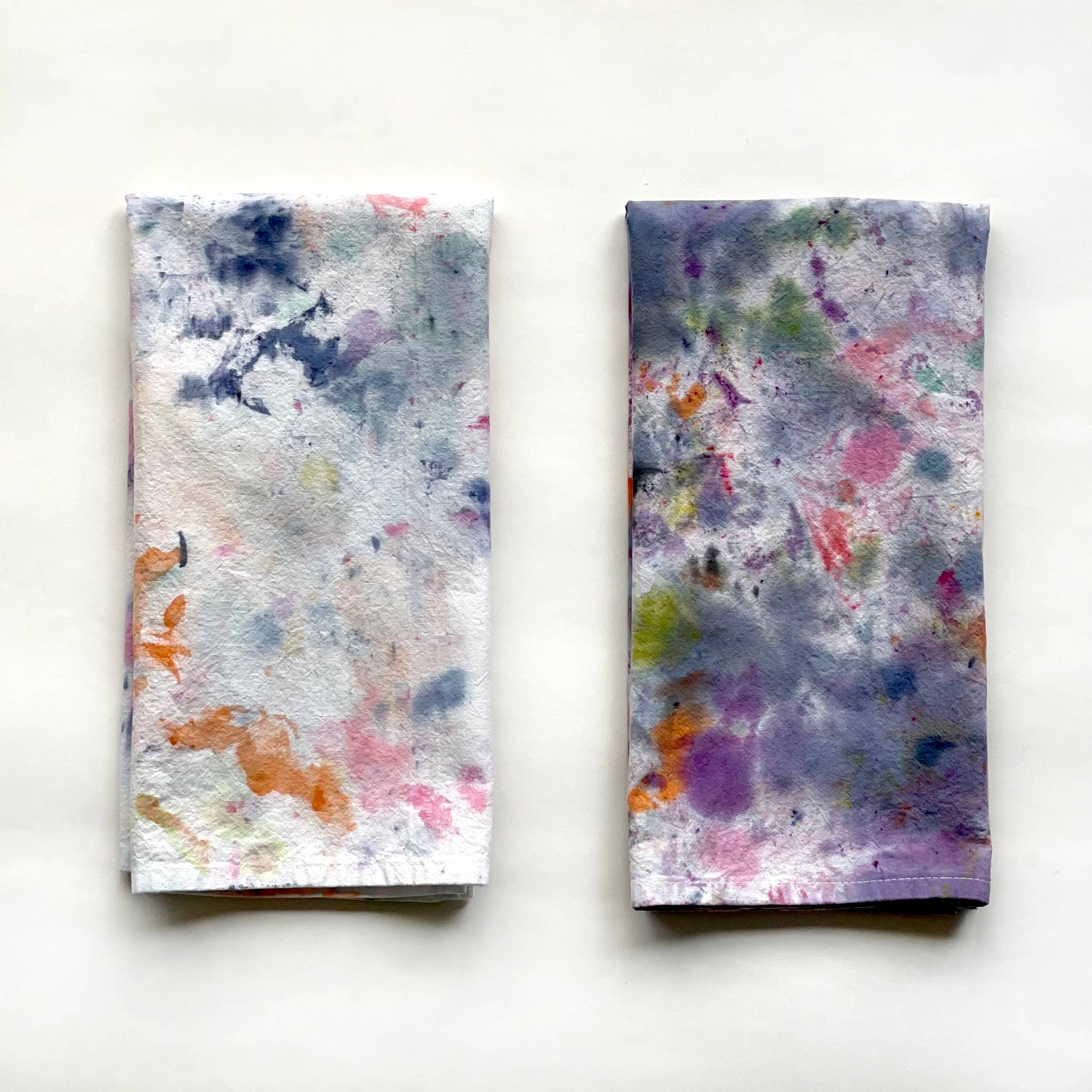 Happy Accident Hand-dyed Tea Towel