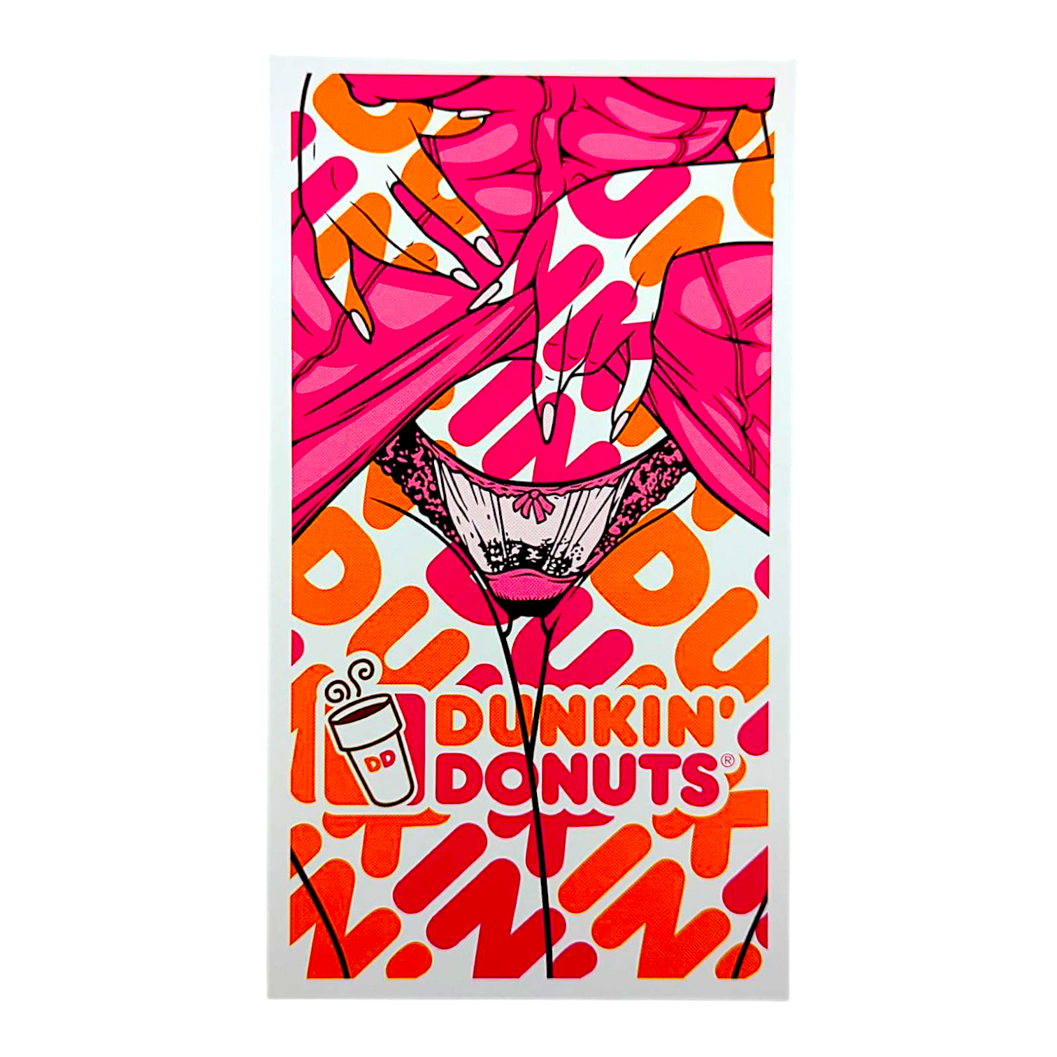 Ben Frost "Dunkin' Donuts" Postcard - Arte House