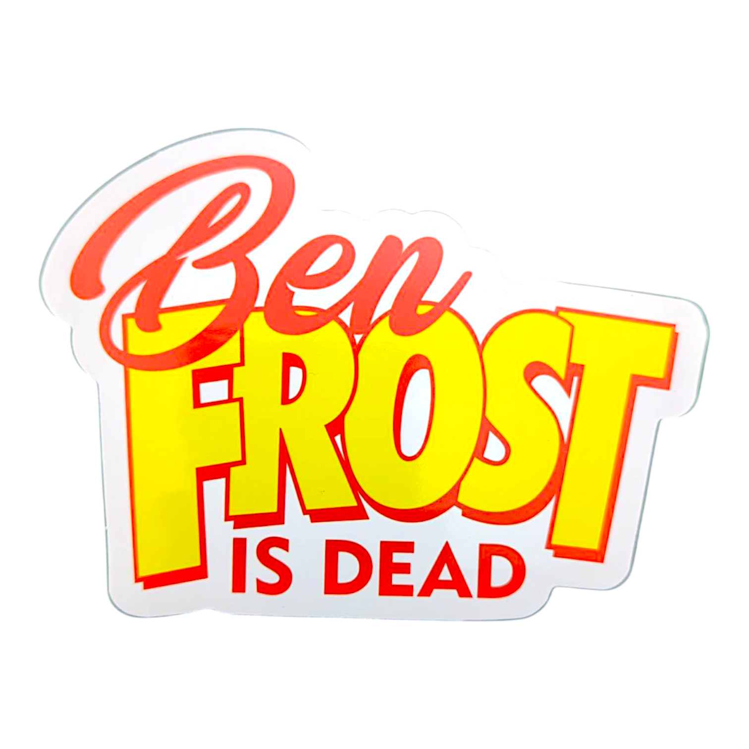 Ben Frost Is Dead Sticker - Arte House