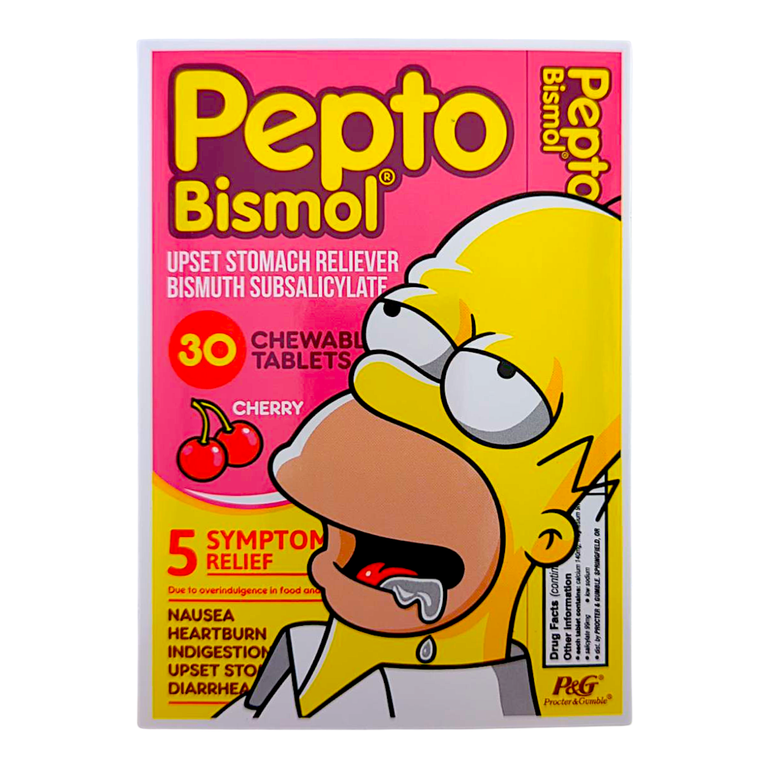 Ben Frost Pepto Bismol Sticker - Arte House