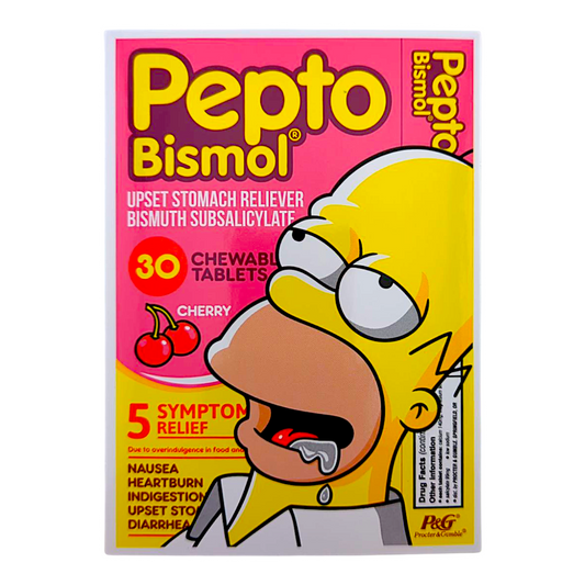 Ben Frost Pepto Bismol Sticker